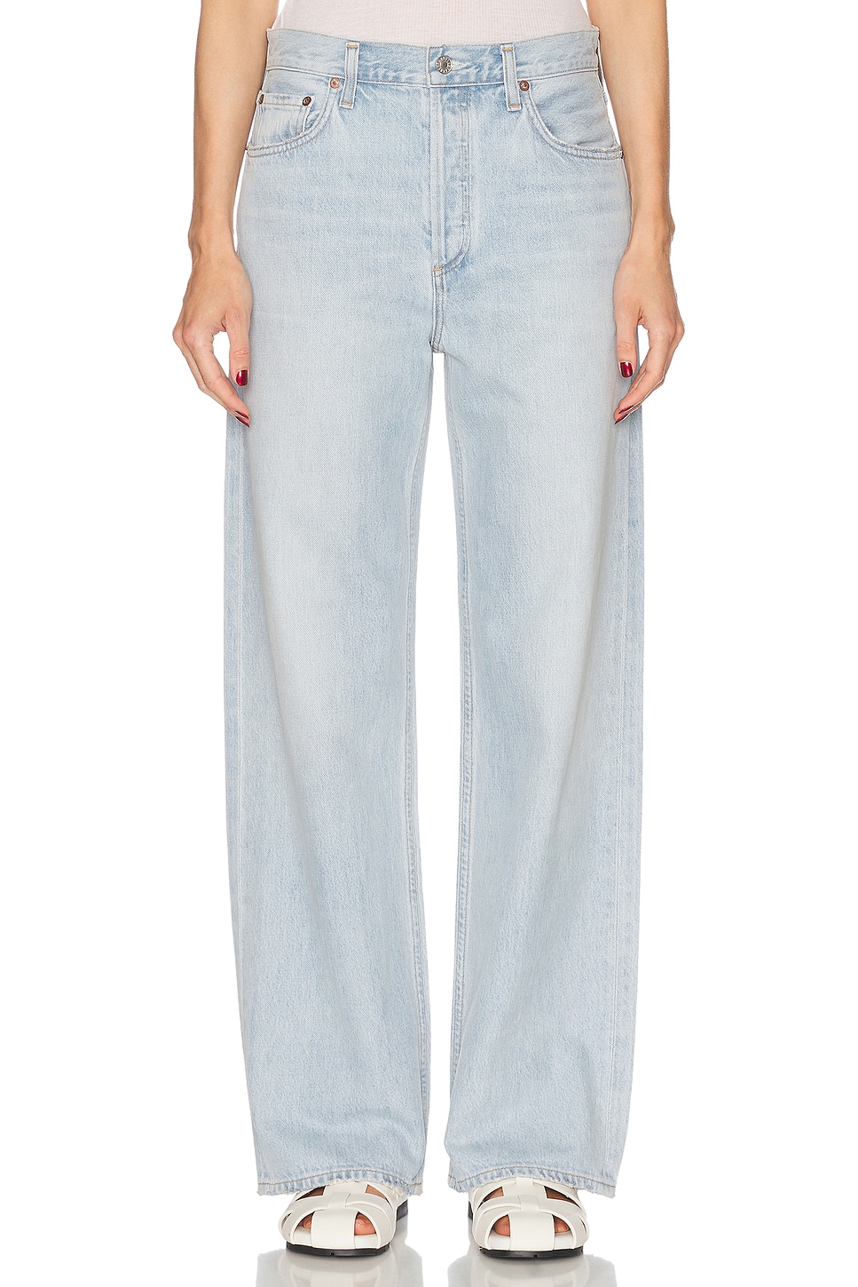 Мешковатые джинсы с низкой посадкой Agolde, Spark
Мешковатые джинсы с низкой посадкой Agolde, Spark