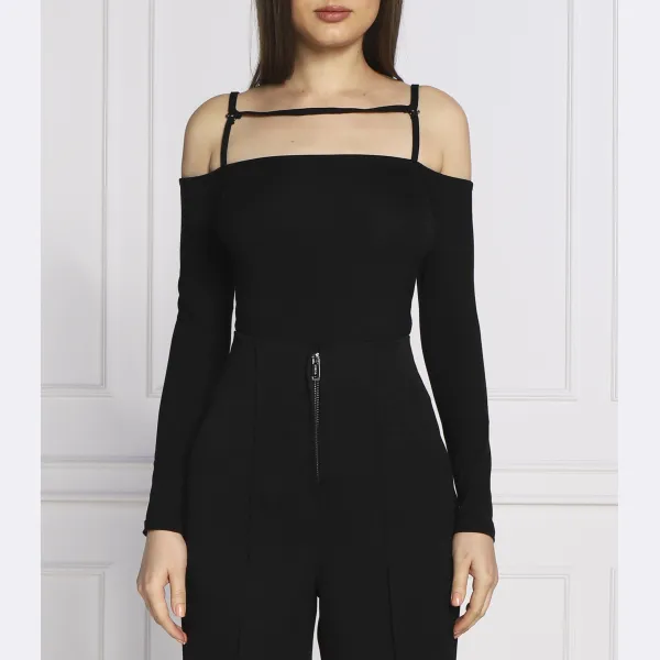 Тонкое подтянутое боди Guess, черный
Тонкое подтянутое боди Guess, черный