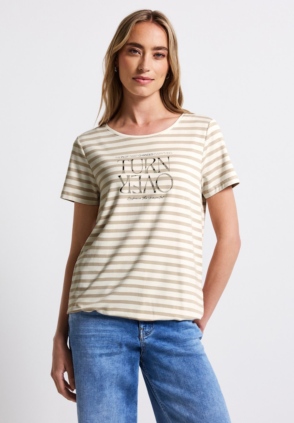 Футболка с принтом STREIFEN Street One, бежевый
Футболка с принтом STREIFEN Street One, бежевый