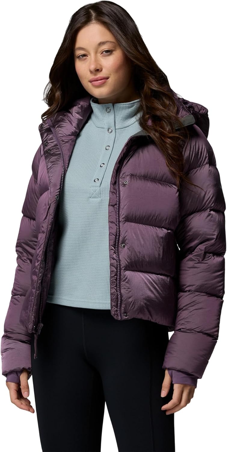 Columbia женская куртка Amaze Puff с капюшоном, Fig High Shine
Columbia женская куртка Amaze Puff с капюшоном, Fig High Shine