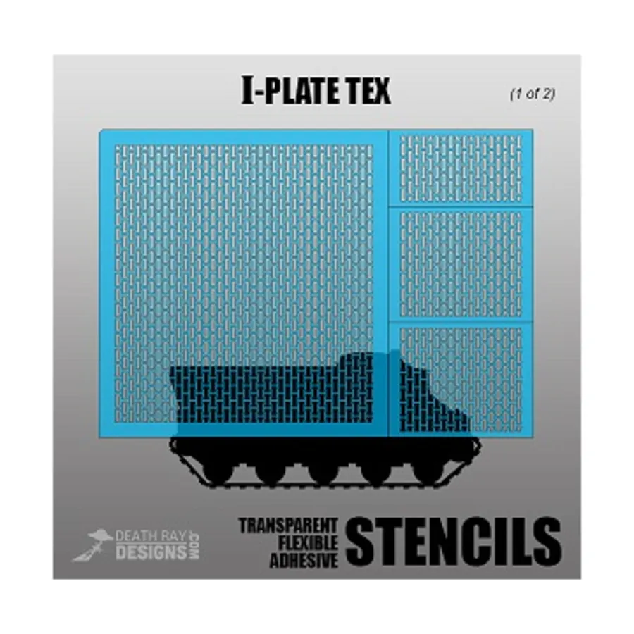 I-Plate Текс, Death Mask Stencils (Death Ray Designs)
I-Plate Текс, Death Mask Stencils (Death Ray Designs)