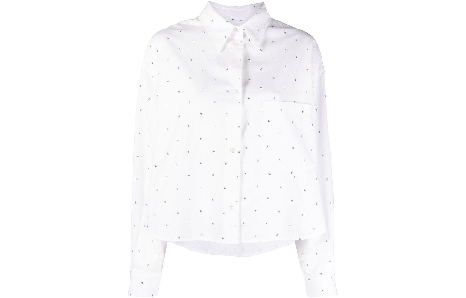 Рубашка женская Mm6 Maison Margiela в горошек, белый
Рубашка женская Mm6 Maison Margiela в горошек, белый