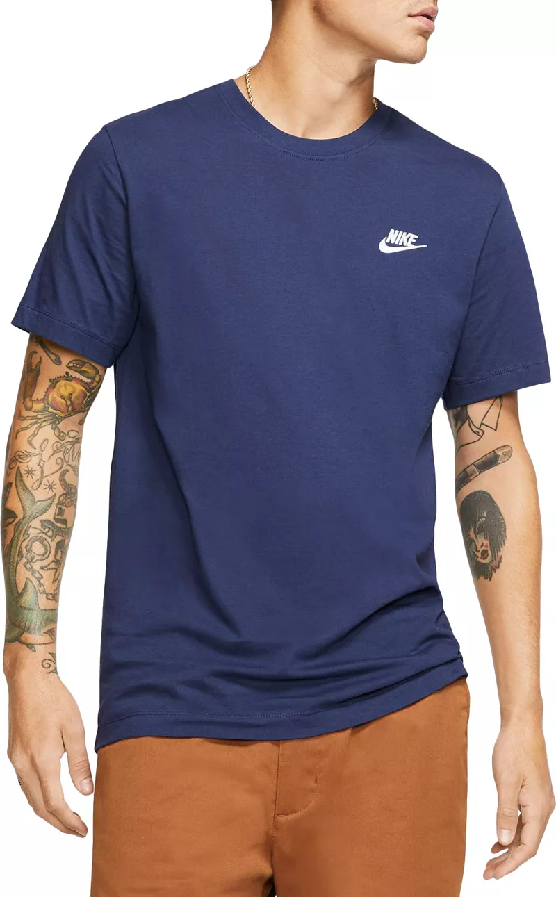 Мужская футболка Nike Sportswear Club, цвет Midnight Navy, Синий, Мужская футболка Nike Sportswear Club, цвет Midnight Navy
Мужская футболка Nike Sportswear Club, цвет Midnight Navy, Синий, Мужская футболка Nike Sportswear Club, цвет Midnight Navy