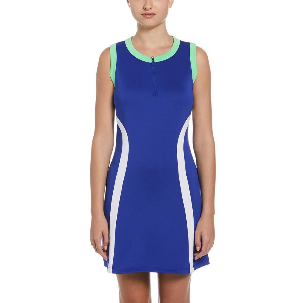 Женское платье для гольфа без рукавов с воланами и цветными блоками для турниров Большого шлема Grand Slam, цвет Bluing
Женское платье для гольфа без рукавов с воланами и цветными блоками для турниров Большого шлема Grand Slam, цвет Bluing