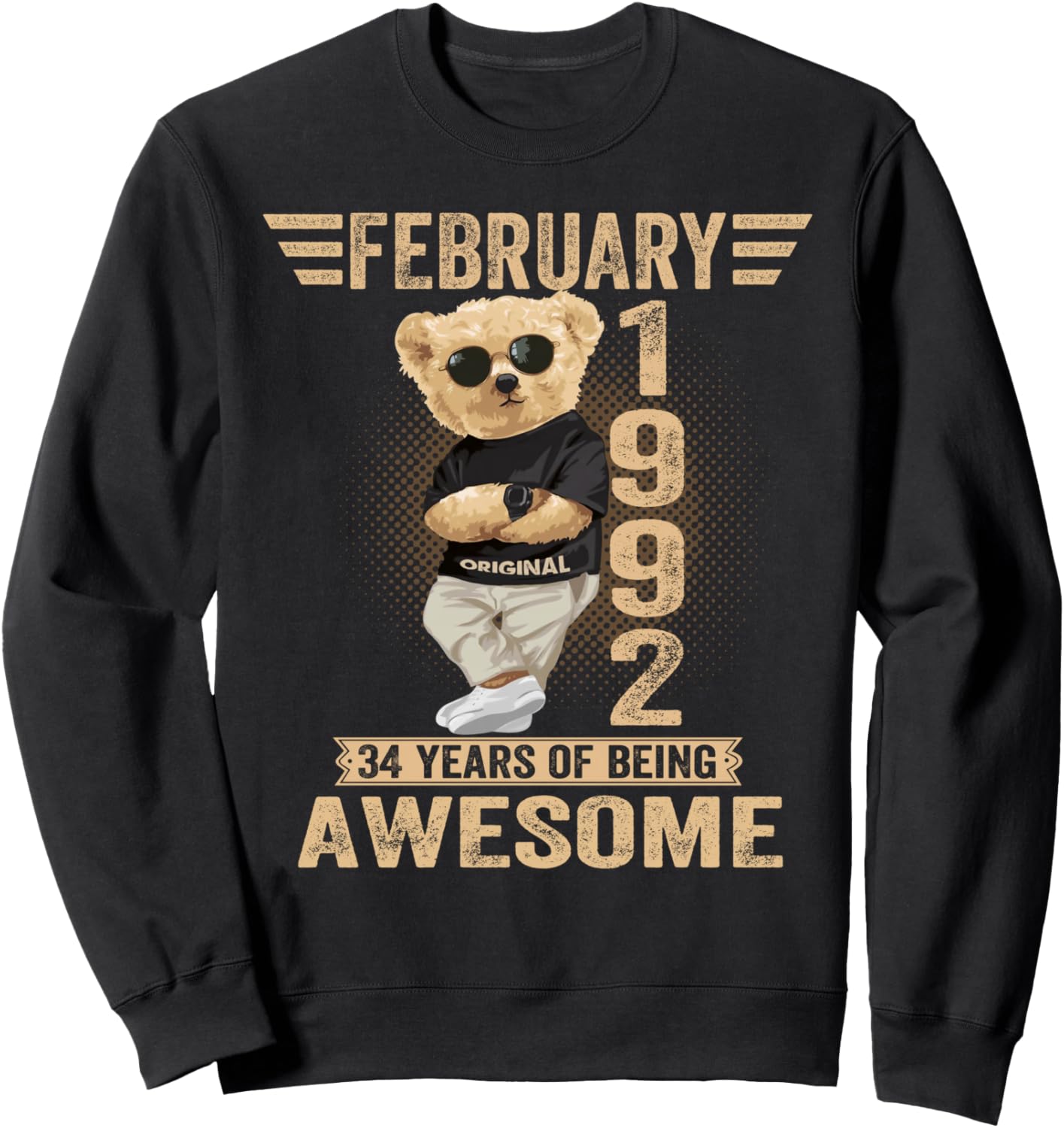 Февраль 1992 года, 34-й день рождения. Замечательный плюшевый мишка для мужчин и женщин. Толстовка February 34Th Birthday Men Women 1992 Awesome Tee, черный
Февраль 1992 года, 34-й день рождения. Замечательный плюшевый мишка для мужчин и женщин. Толстовка February 34Th Birthday Men Women 1992 Awesome Tee, черный