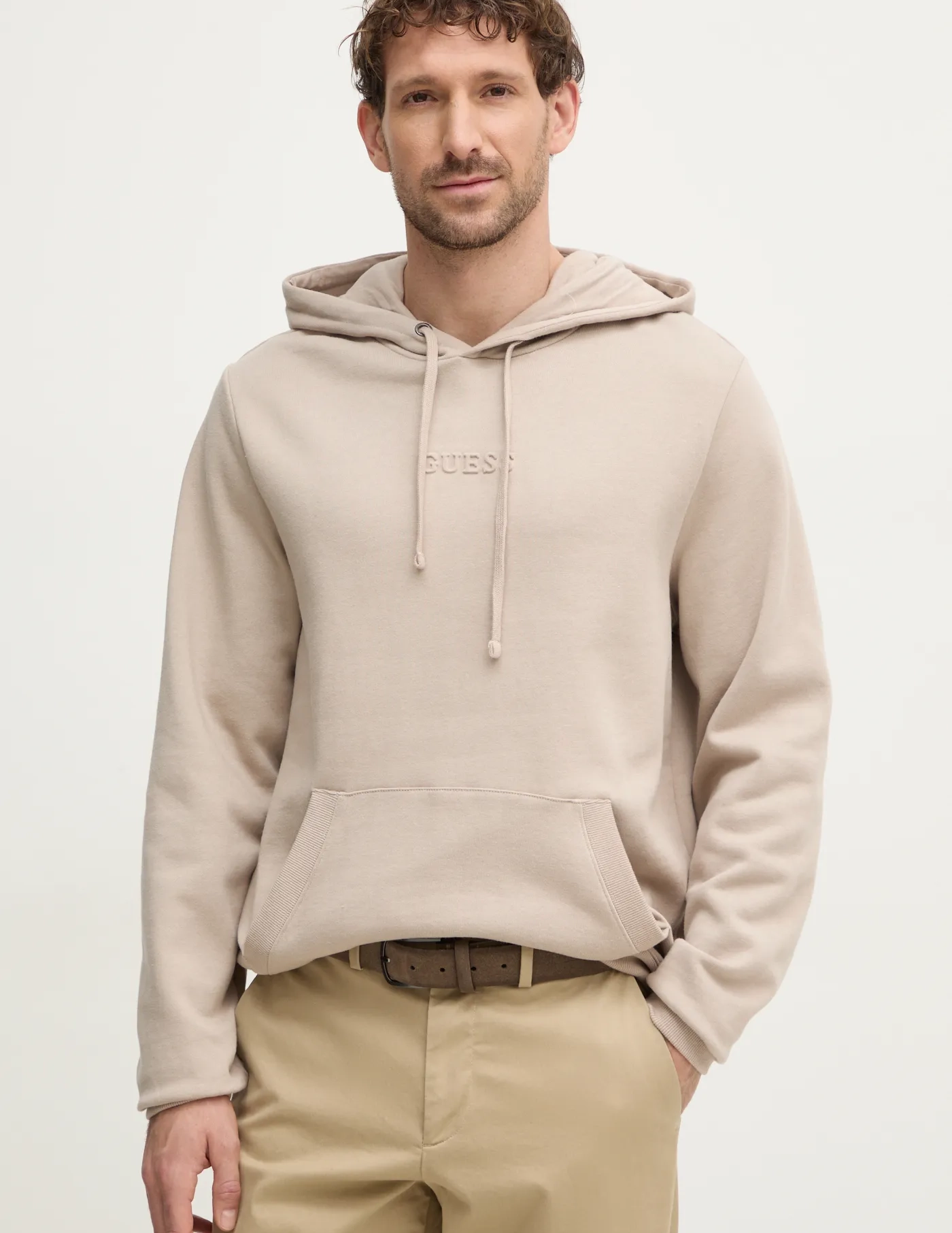Толстовка с тиснением Guess, бежевый
Толстовка с тиснением Guess, бежевый