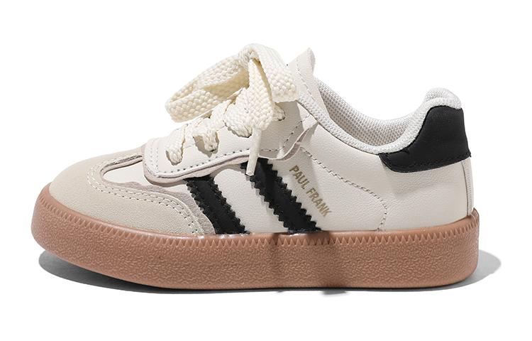 Детские кроссовки для скейтбординга с мягкой подошвой, устойчивые к истиранию и скольжению PAUL FRANK, бежевый/черный 
Детские кроссовки для скейтбординга с мягкой подошвой, устойчивые к истиранию и скольжению PAUL FRANK, бежевый/черный