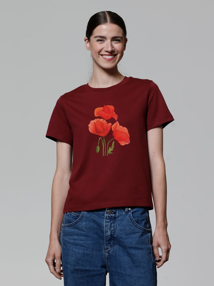 Футболка Poppy Flowers в цвете винно-красный wat Apparel
Футболка Poppy Flowers в цвете винно-красный wat Apparel