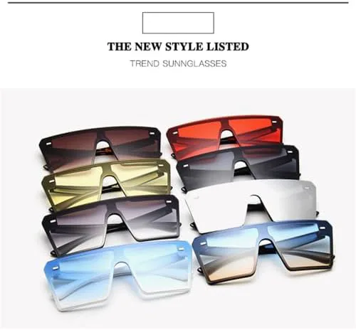 Солнцезащитные очки большого размера 2027 года для женщин, с плоской верхней частью и прозрачными линзами, цельные, для мужчин MTZJH, C7 Black-doublegray
Солнцезащитные очки большого размера 2027 года для женщин, с плоской верхней частью и прозрачными линзами, цельные, для мужчин MTZJH, C7 Black-doublegray