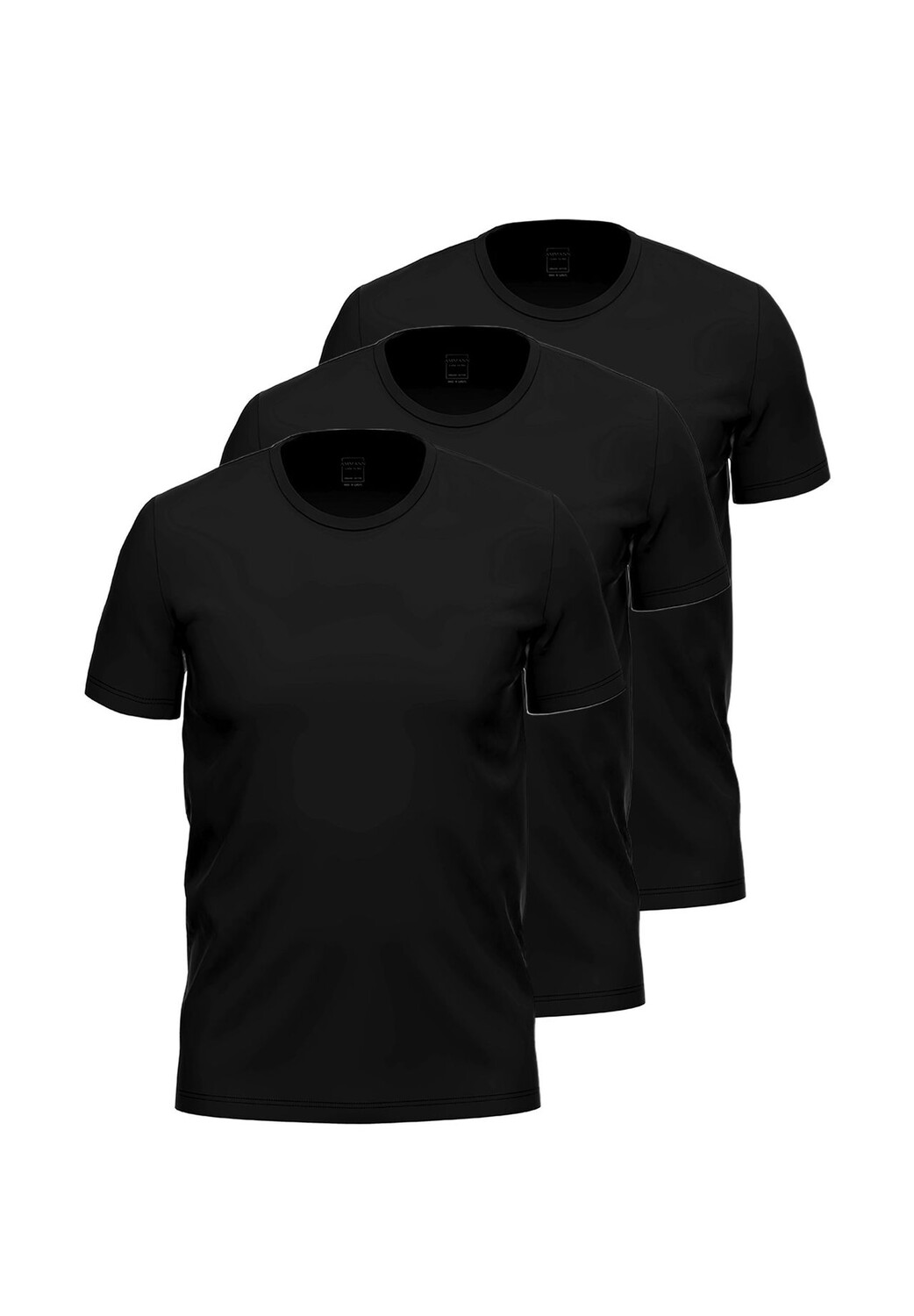 Майка/рубашка с коротким рукавом, упаковка из 3 шт. Рядом с вами AMMANN, черный
Майка/рубашка с коротким рукавом, упаковка из 3 шт. Рядом с вами AMMANN, черный