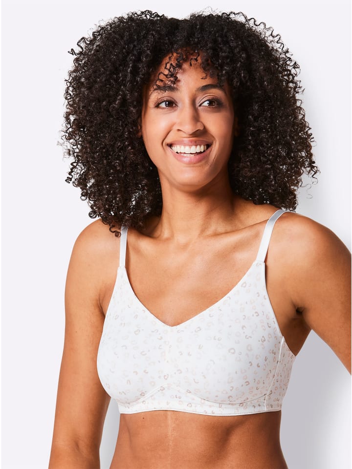 Удобный бюстгальтер без косточек с принтом экрю WITT WEIDEN
Удобный бюстгальтер без косточек с принтом экрю WITT WEIDEN