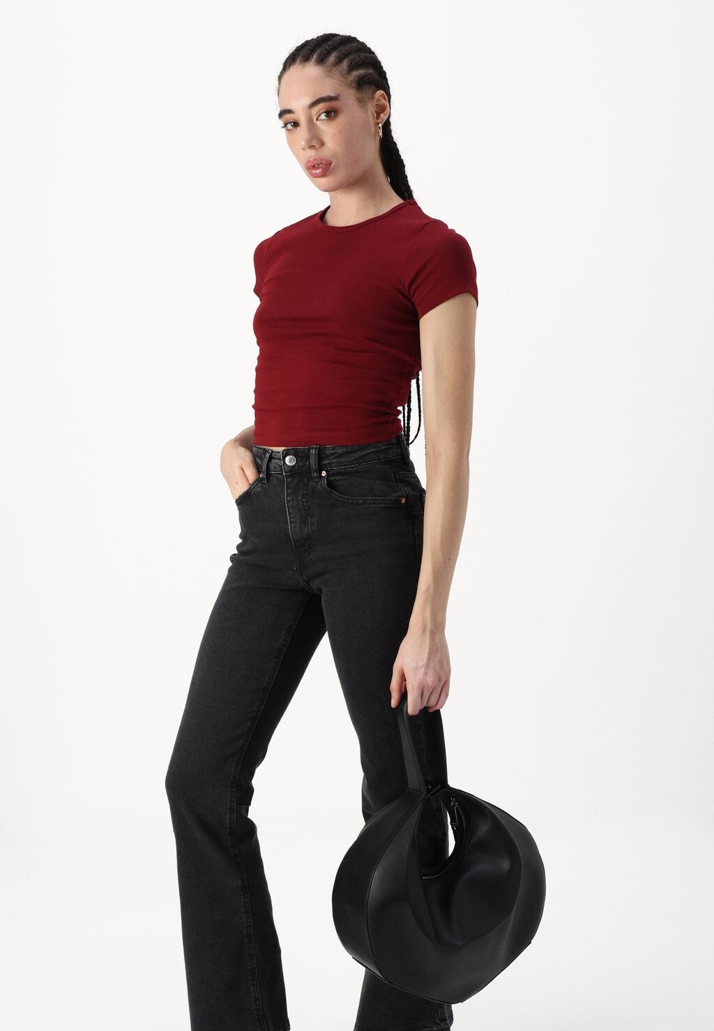 Джинсы Bootcut CLASSIC Gina Tricot, черный деним
Джинсы Bootcut CLASSIC Gina Tricot, черный деним