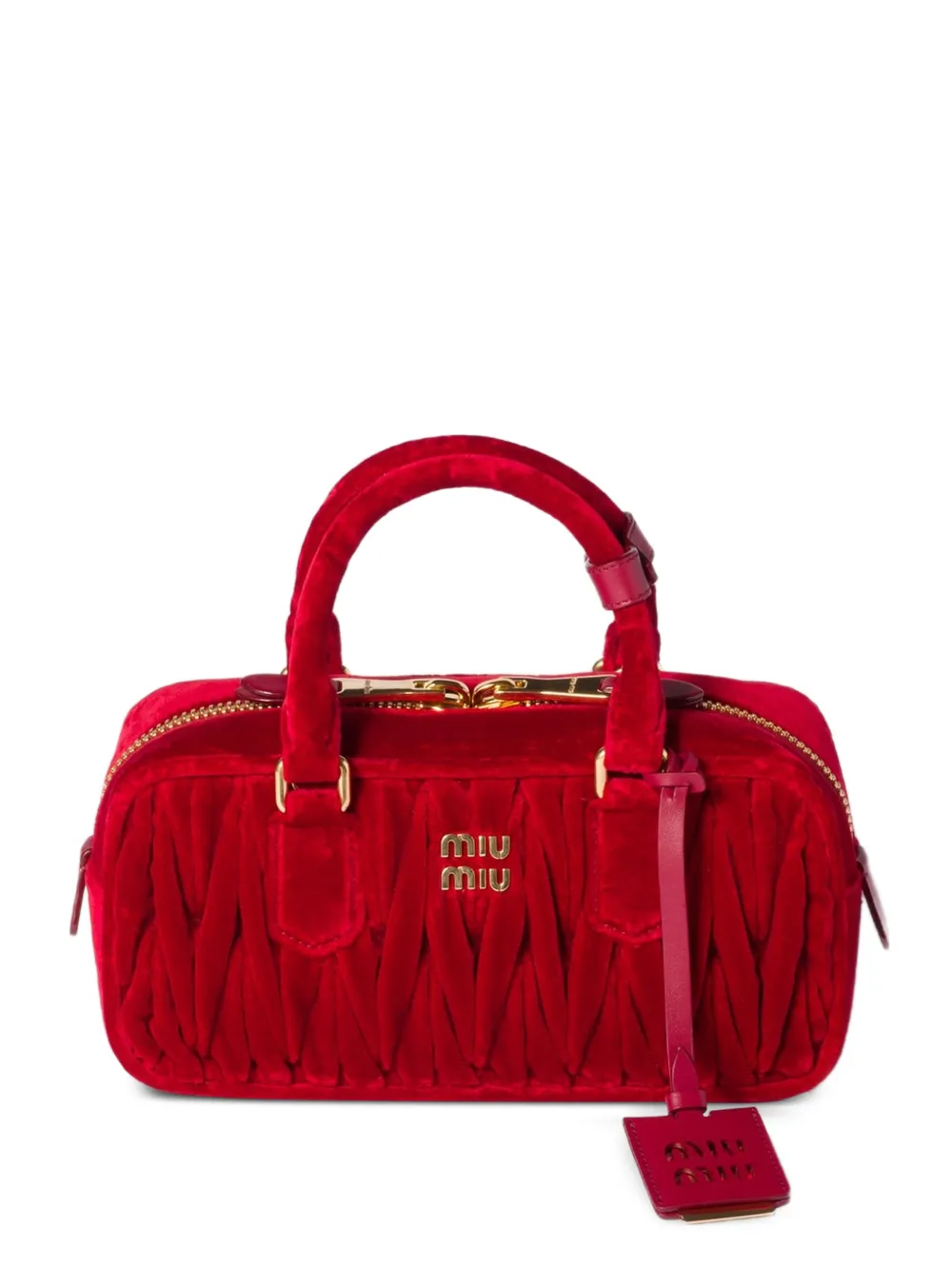 Стеганая сумка-тоут Arcadie Miu Miu, красный
Стеганая сумка-тоут Arcadie Miu Miu, красный