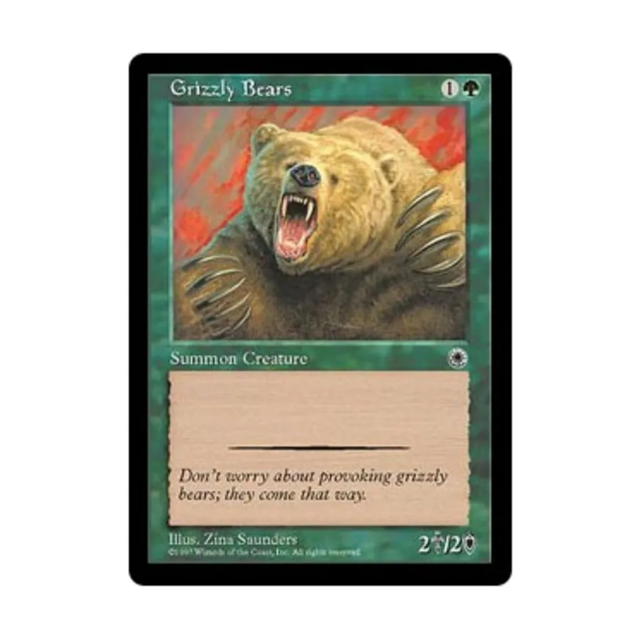 CCG Медведи гризли (К), MTG - Portal
CCG Медведи гризли (К), MTG - Portal