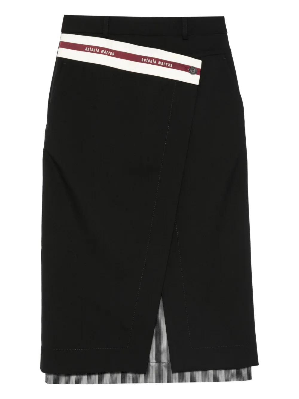 Юбка миди Rock в полоску Antonio Marras, черный
Юбка миди Rock в полоску Antonio Marras, черный