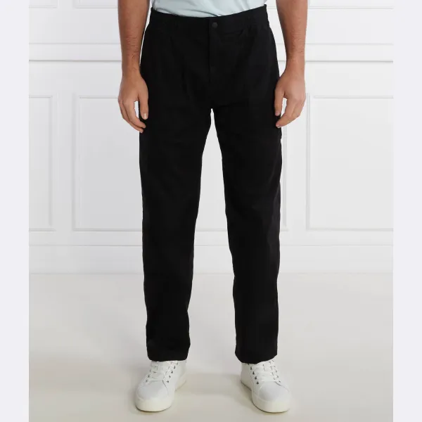 Тканые брюки классического кроя с отделкой значком Calvin Klein, черный
Тканые брюки классического кроя с отделкой значком Calvin Klein, черный