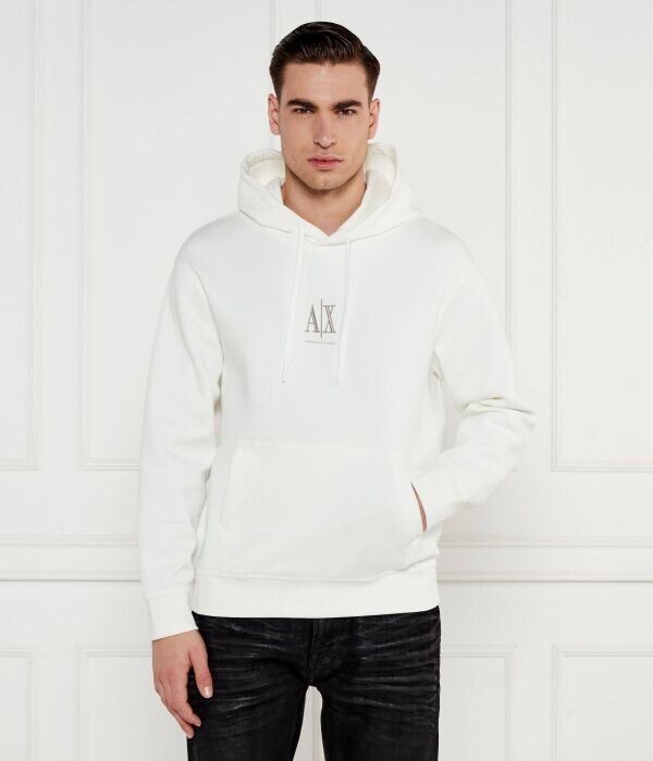 Толстовка мужская Armani Exchange с капюшоном и логотипом бренда, белый
Толстовка мужская Armani Exchange с капюшоном и логотипом бренда, белый