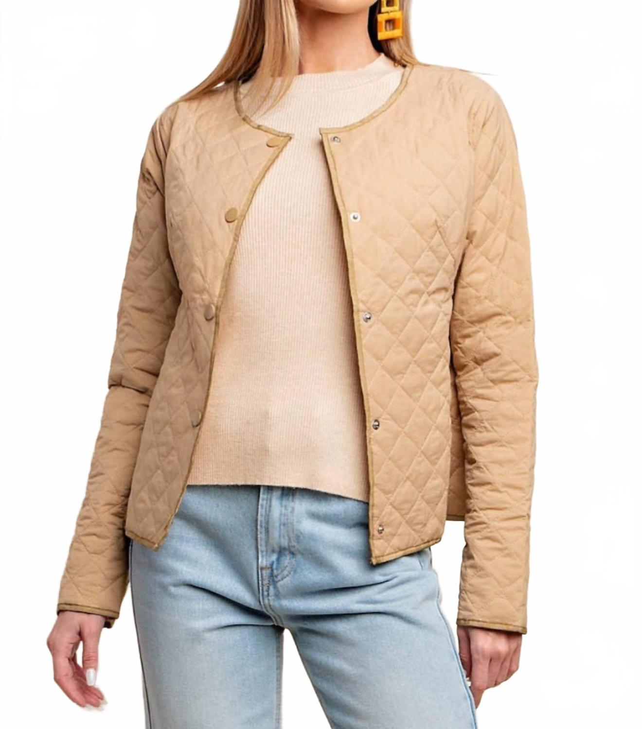 KORI Стеганая куртка-подкладка Gia карамельного цвета
KORI Стеганая куртка-подкладка Gia карамельного цвета