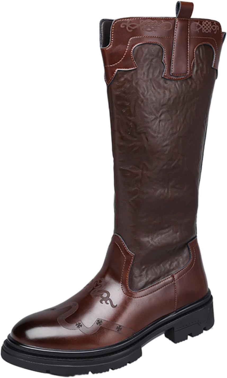 Мужские кожаные высокие ботинки с боковой молнией, мотоциклетного стиля, классический круглый носок, на платформе, массивные, удобные, теплые, для повседневной носки, осени, зимы, активного отдыха на улице, охоты и езды на мотоцикле Qklmwes, кор...
Мужские кожаные высокие ботинки с боковой молнией, мотоциклетного стиля, классический круглый носок, на платформе, массивные, удобные, теплые, для повседневной носки, осени, зимы, активного отдыха на улице, охоты и езды на мотоцикле Qklmwes, кор...