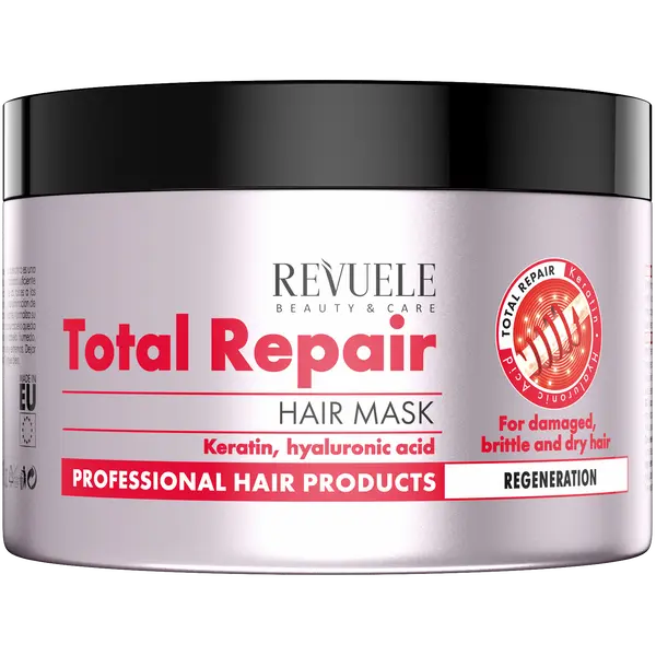 Восстанавливающая маска для волос, 500 мл Revuele Total repair
Восстанавливающая маска для волос, 500 мл Revuele Total repair