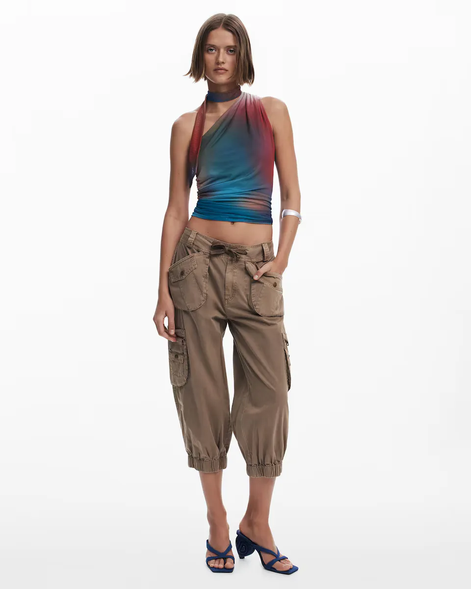 Женские брюки-капри карго Desigual, коричневый
Женские брюки-капри карго Desigual, коричневый