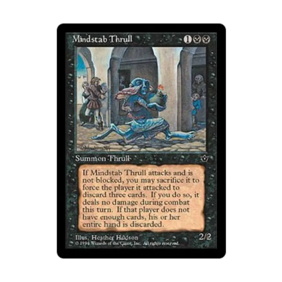 CCG Mindstab Thrull - Вер. 1 (С3), MTG - Fallen Empires
CCG Mindstab Thrull - Вер. 1 (С3), MTG - Fallen Empires