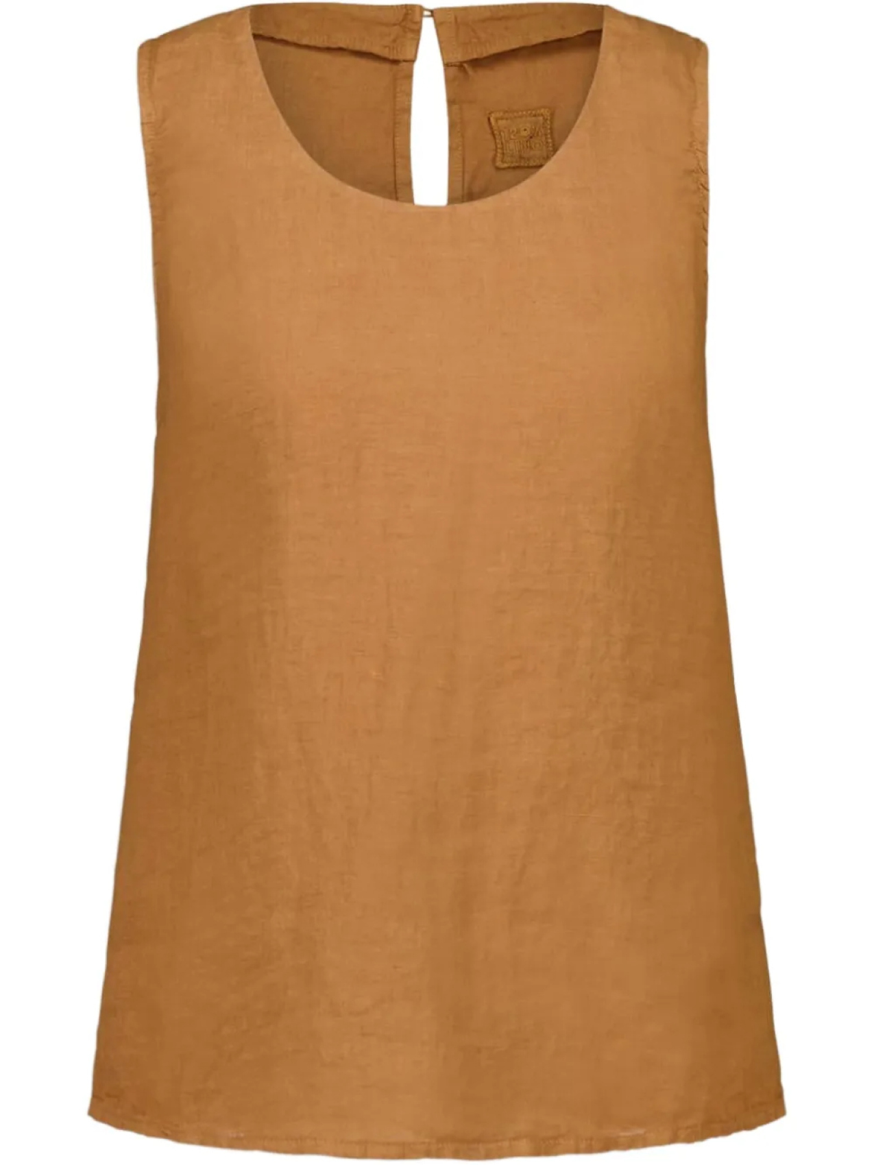 Льняной топ без рукавов 120% Lino, коричневый
Льняной топ без рукавов 120% Lino, коричневый