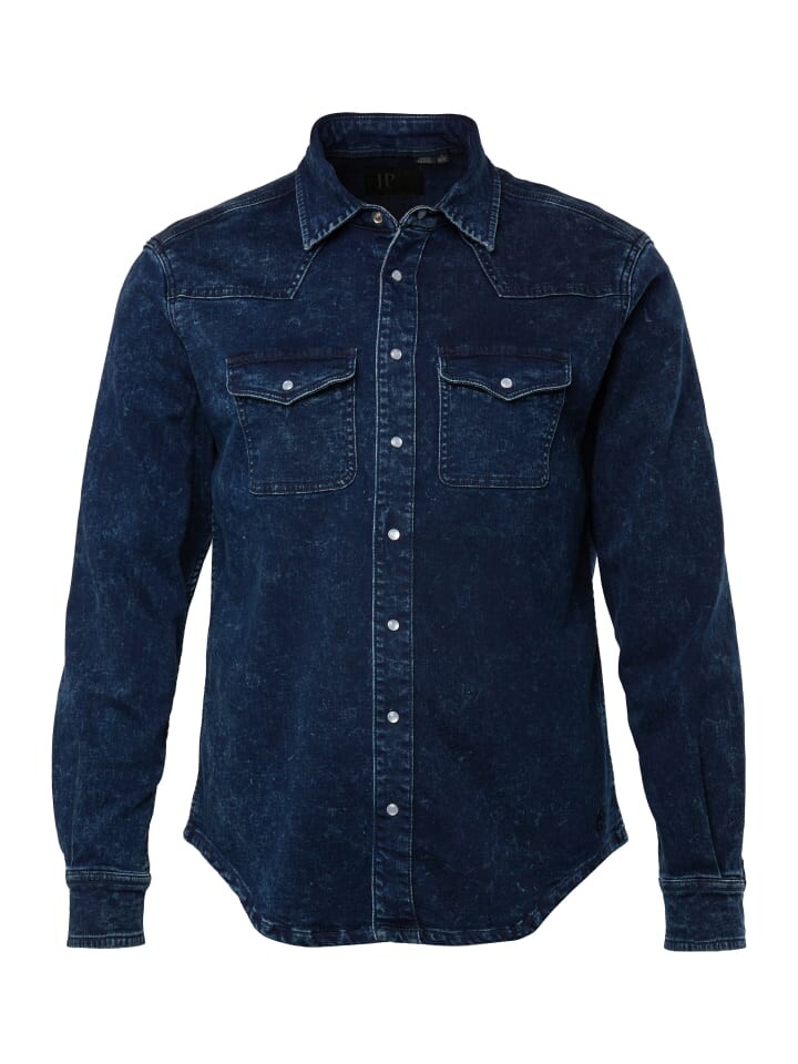 Рубашка JP1880, цвет dark blue denim 
Рубашка JP1880, цвет dark blue denim
