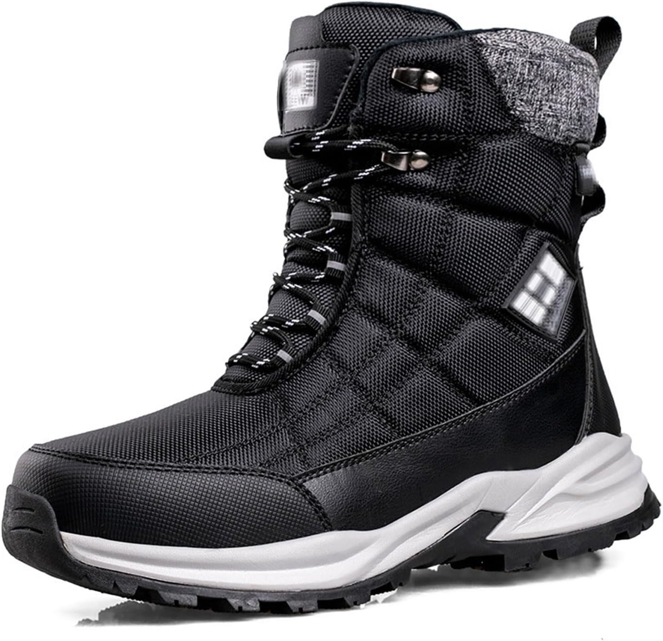 Мужские зимние ботинки, утепленные мехом, водонепроницаемые, теплые высокие хлопковые ботинки с противоскользящей подошвой для улицы, альпинизма и походов, короткие ботинки, размер 42 EU, белые Manyubei
Мужские зимние ботинки, утепленные мехом, водонепроницаемые, теплые высокие хлопковые ботинки с противоскользящей подошвой для улицы, альпинизма и походов, короткие ботинки, размер 42 EU, белые Manyubei