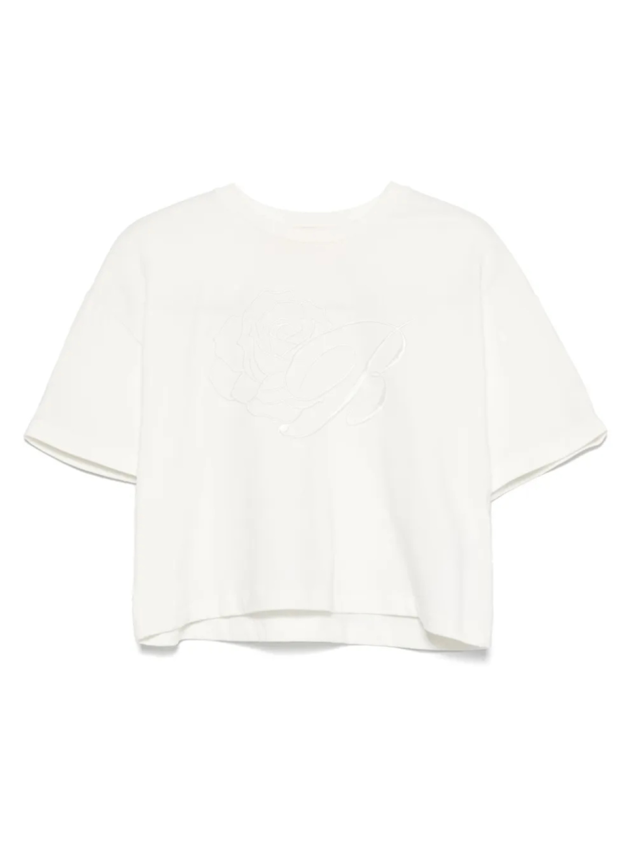 Футболка с вышитым логотипом Miss Blumarine, нейтральный
Футболка с вышитым логотипом Miss Blumarine, нейтральный