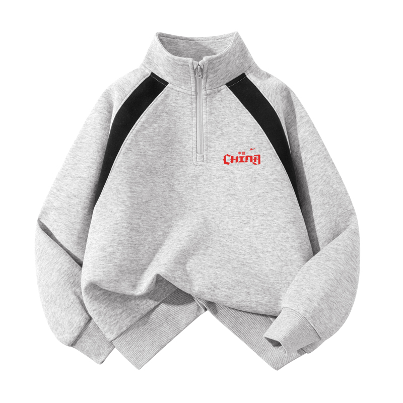 Детский свитшот с полуоткрытым воротником Moderate WARRIOR, серый/h красный china k
Детский свитшот с полуоткрытым воротником Moderate WARRIOR, серый/h красный china k