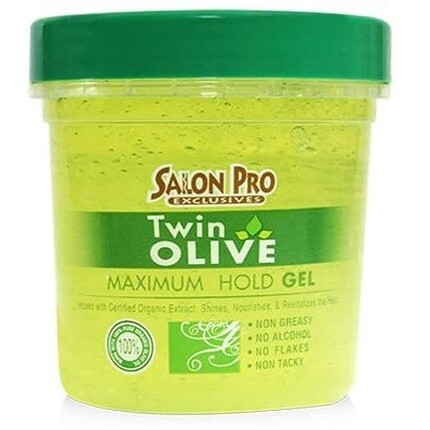 Гель для укладки Twin Olive Maximum Hold 8 унций Salon Pro
Гель для укладки Twin Olive Maximum Hold 8 унций Salon Pro