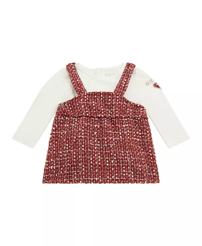 Комплект для девочек: боди с длинными рукавами и юбка из твида Guess, мультиколор
Комплект для девочек: боди с длинными рукавами и юбка из твида Guess, мультиколор