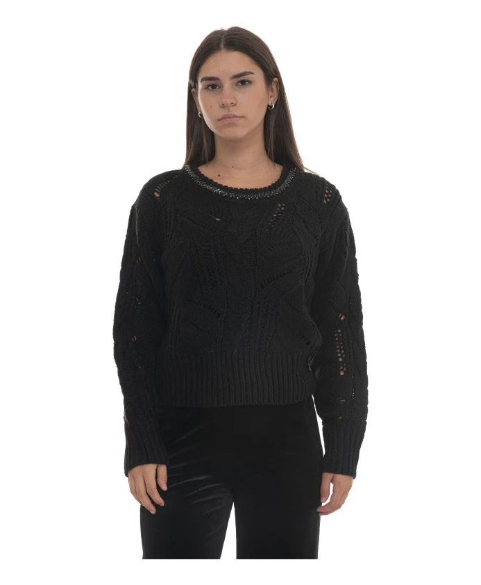 Пуловер Mf5452 ma37r Liu Jo, черный
Пуловер Mf5452 ma37r Liu Jo, черный