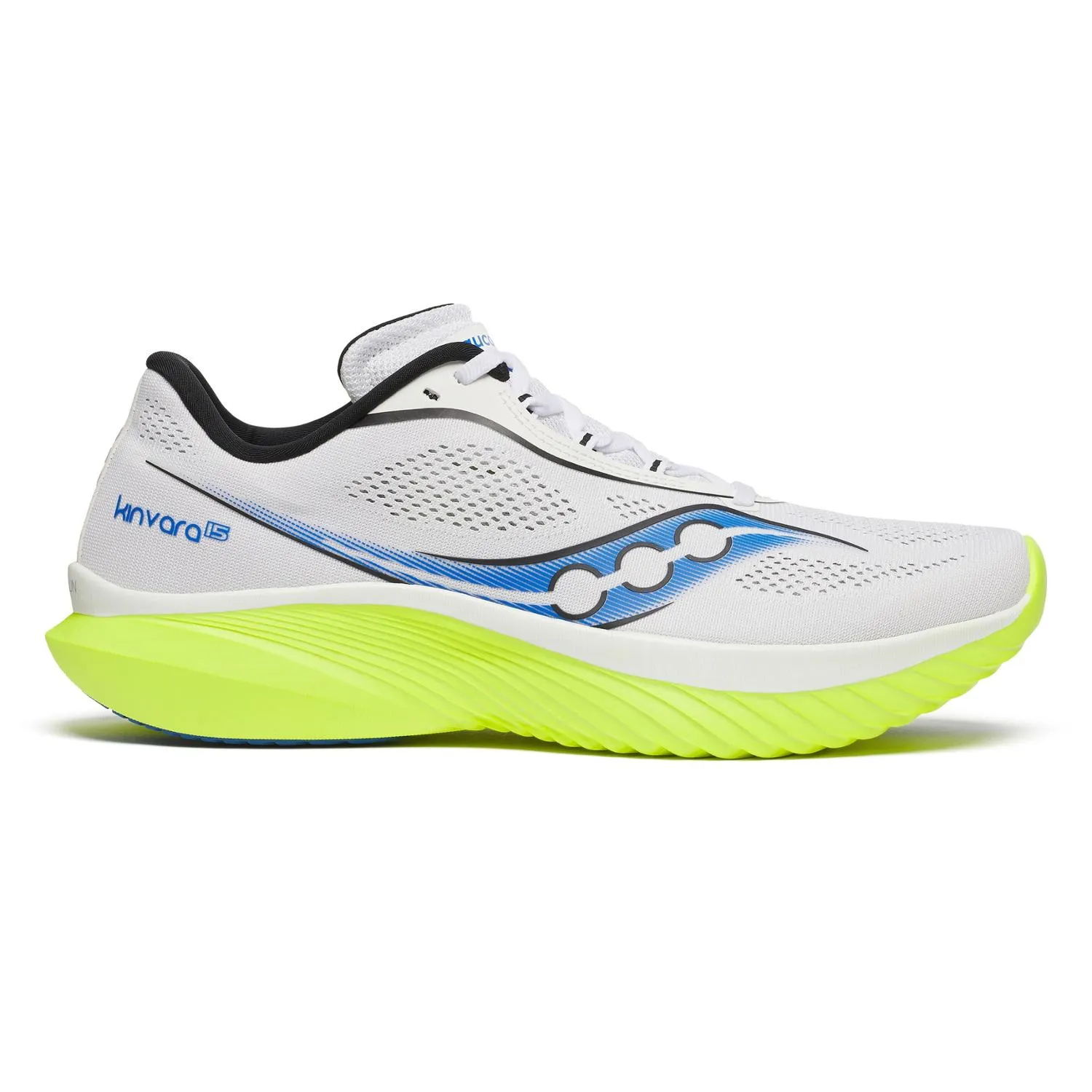 Кроссовки для бега по шоссе Kinvara 15 Saucony, White/Citron
Кроссовки для бега по шоссе Kinvara 15 Saucony, White/Citron