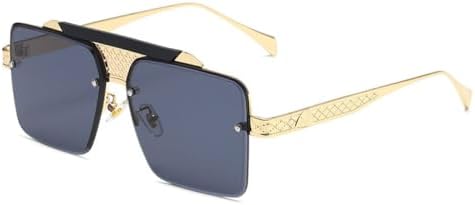 Винтажные большие квадратные солнцезащитные очки 2027 года для женщин и мужчин, увеличенного размера, в металлической оправе, модные и стильные, в стиле уличной моды MTZJH, C1
Винтажные большие квадратные солнцезащитные очки 2027 года для женщин и мужчин, увеличенного размера, в металлической оправе, модные и стильные, в стиле уличной моды MTZJH, C1