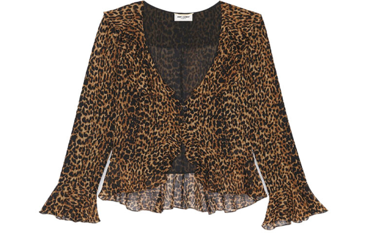 Рубашка женская Saint Laurent, черный 
Рубашка женская Saint Laurent, черный