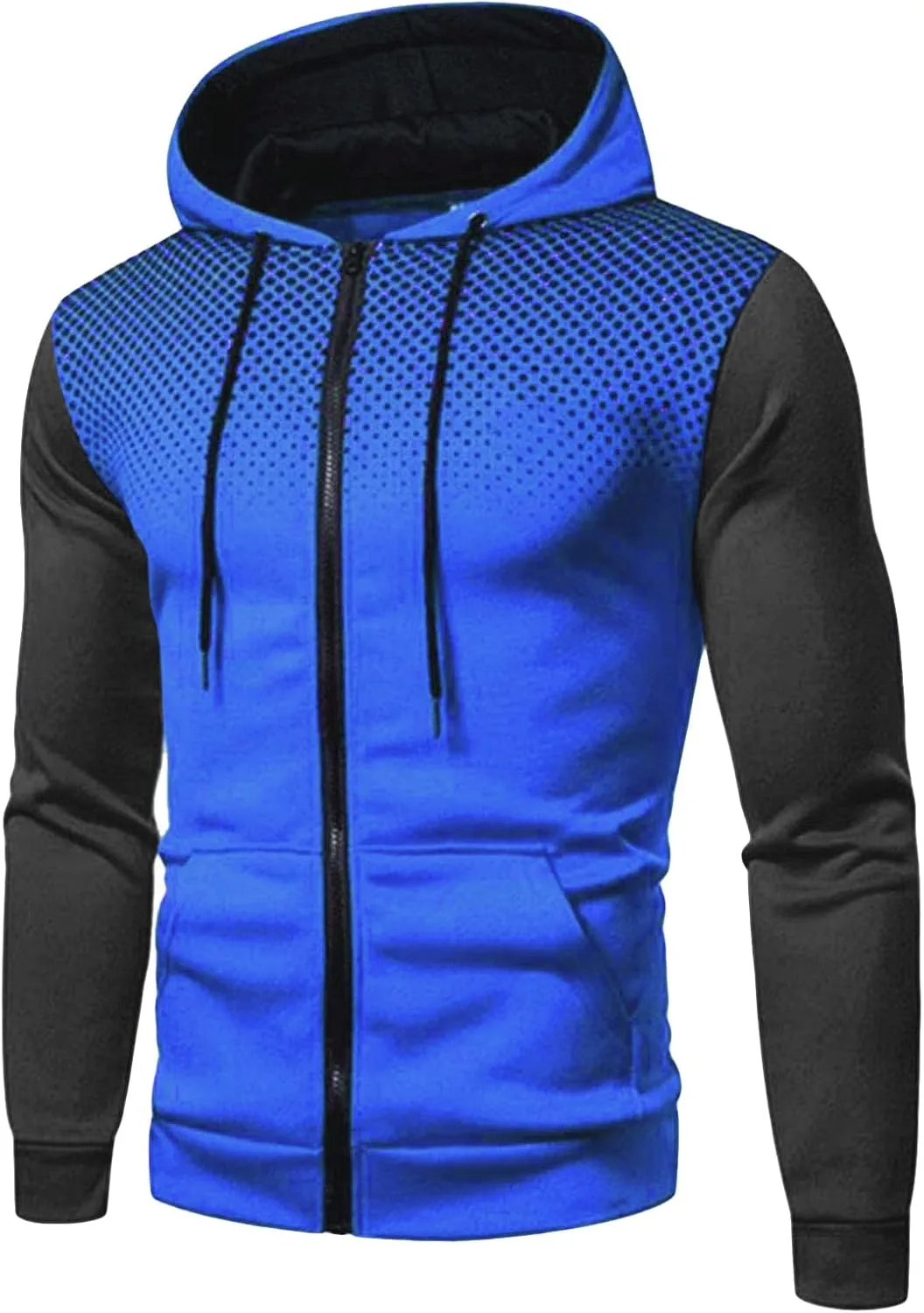 JEsilunmaMY Casual Hooded Jacket для мужчин, модный худи с длинными рукавами, карманом и цветными блоками
JEsilunmaMY Casual Hooded Jacket для мужчин, модный худи с длинными рукавами, карманом и цветными блоками