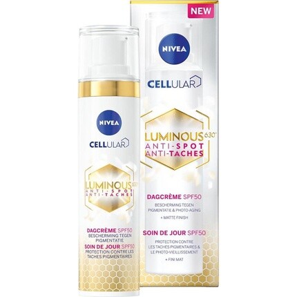 Nivea Крем-флюид Cellular Luminous Anti-Pigment Spf50 40 мл
Nivea Крем-флюид Cellular Luminous Anti-Pigment Spf50 40 мл