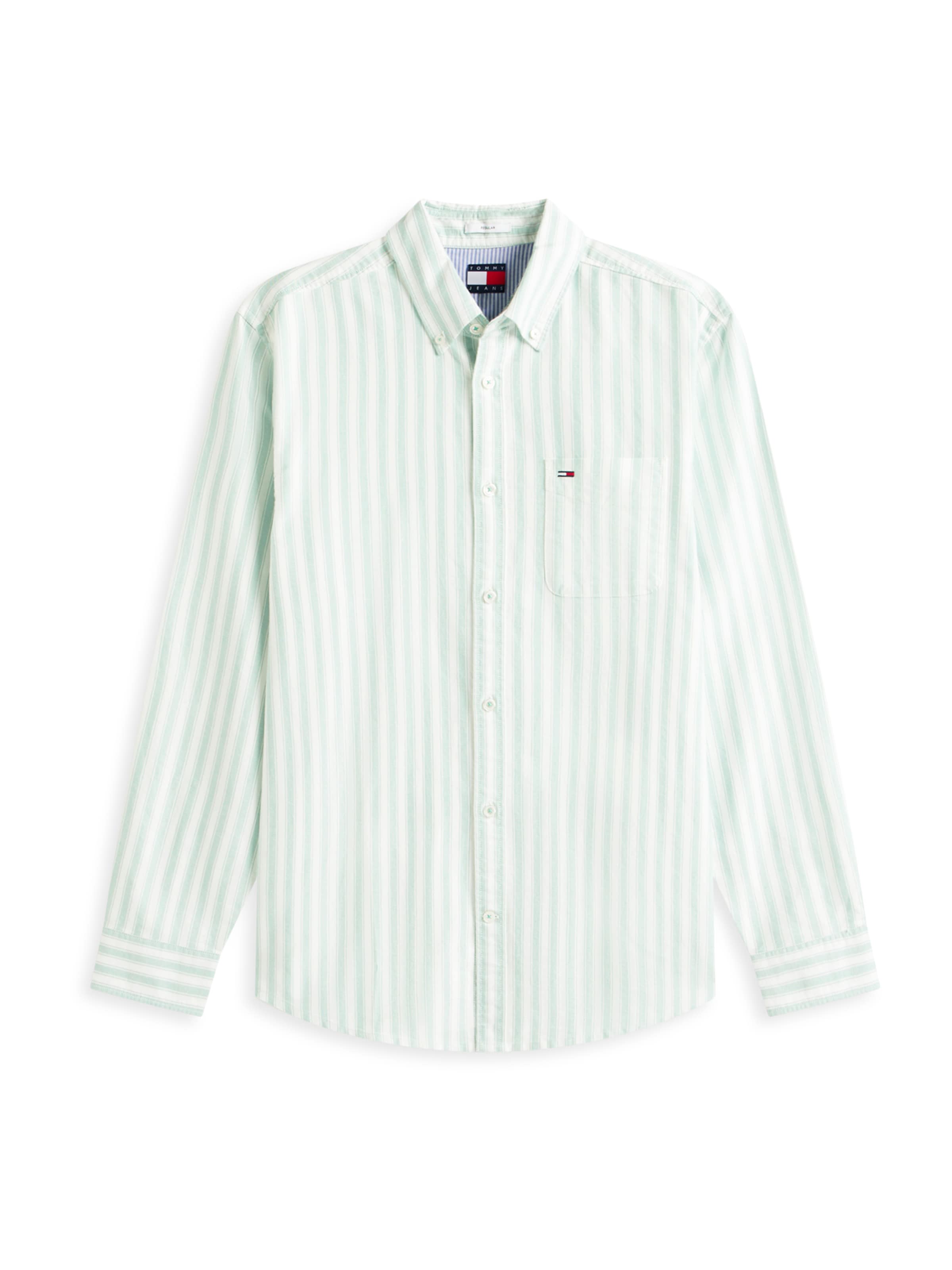 Tommy Jeans Рубашка на пуговицах пастельно-зеленого цвета Regular fit
Tommy Jeans Рубашка на пуговицах пастельно-зеленого цвета Regular fit