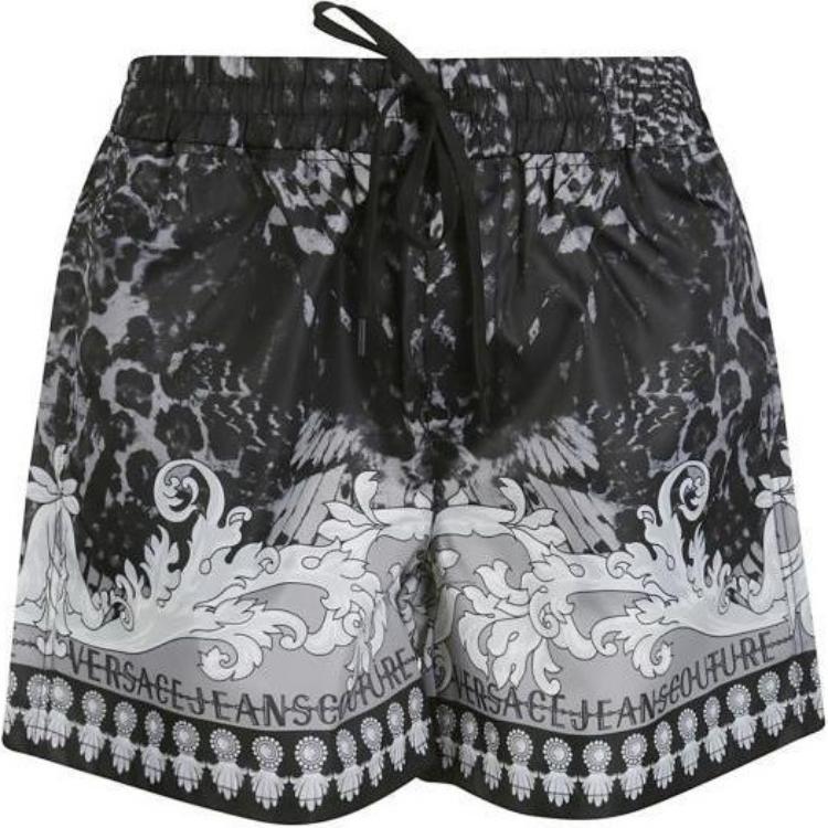 Шорты с барочным принтом на шнурке VERSACE JEANS COUTURE, черный
Шорты с барочным принтом на шнурке VERSACE JEANS COUTURE, черный