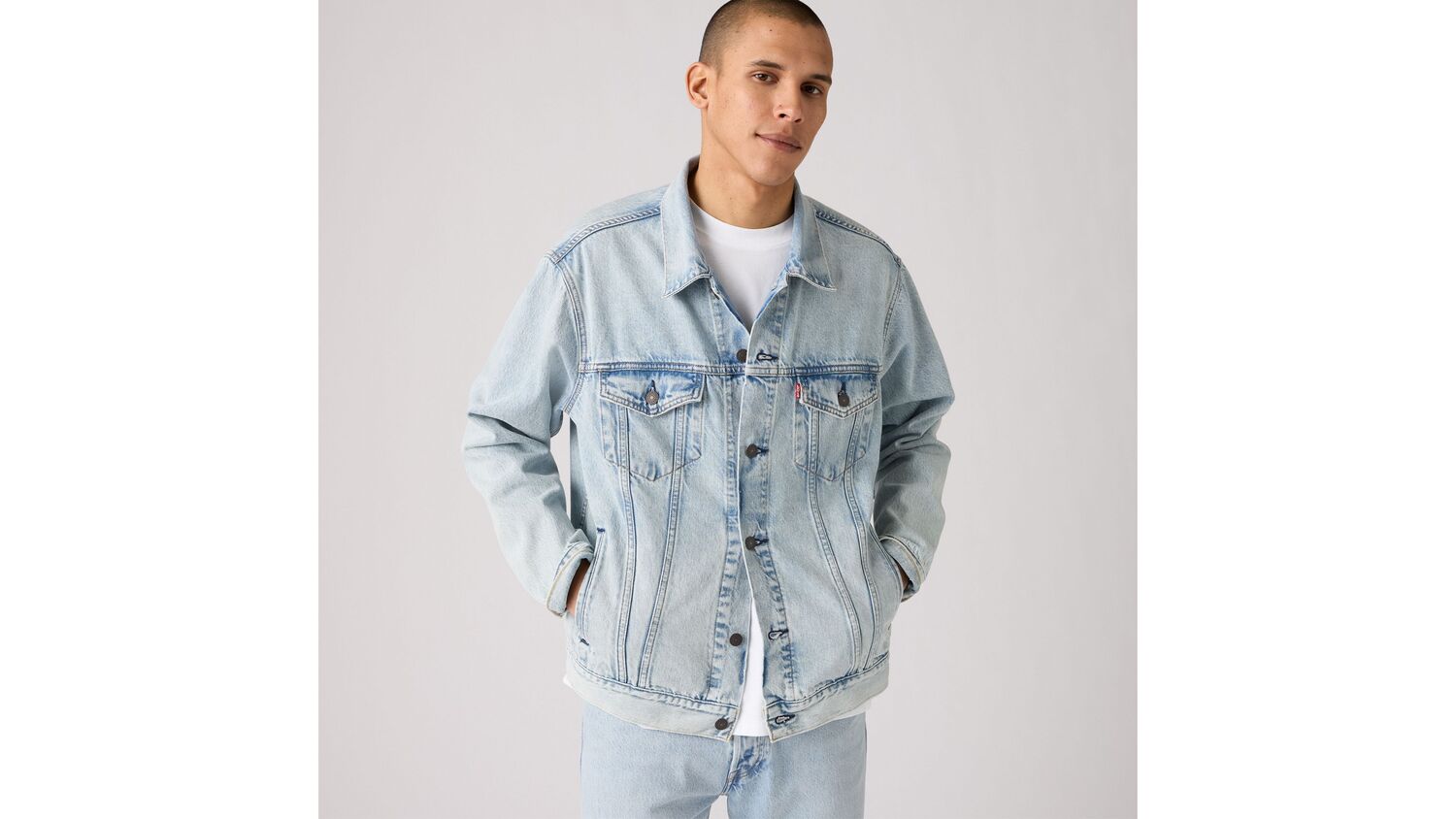 Куртка дальнобойщика Thermodapt свободного кроя Levi's, Brightside - Light Wash
Куртка дальнобойщика Thermodapt свободного кроя Levi's, Brightside - Light Wash