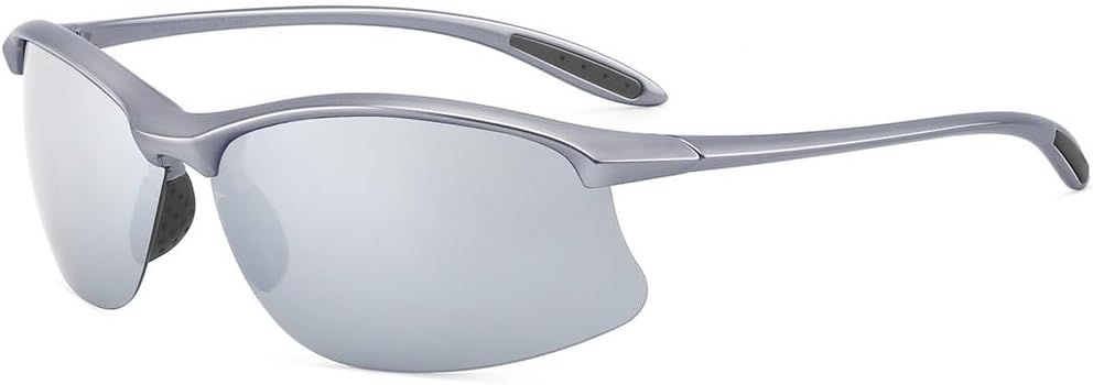 Поляризованные спортивные солнцезащитные очки для мужчин и женщин, оправа Tr90 из небьющегося материала, подходят для бега, рыбалки, бейсбола и вождения UJNHGQ, Gray Silver
Поляризованные спортивные солнцезащитные очки для мужчин и женщин, оправа Tr90 из небьющегося материала, подходят для бега, рыбалки, бейсбола и вождения UJNHGQ, Gray Silver