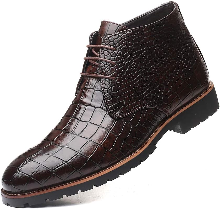 Мужские ботинки челси из искусственной кожи на шнуровке, деловые, формальные, дерби, классические ботинки для мужчин Generic, коричневый
Мужские ботинки челси из искусственной кожи на шнуровке, деловые, формальные, дерби, классические ботинки для мужчин Generic, коричневый