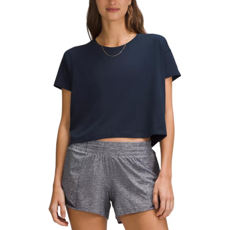 Футболка с рукавом дроп-шоулдер для женщин Lululemon, marine синий
Футболка с рукавом дроп-шоулдер для женщин Lululemon, marine синий