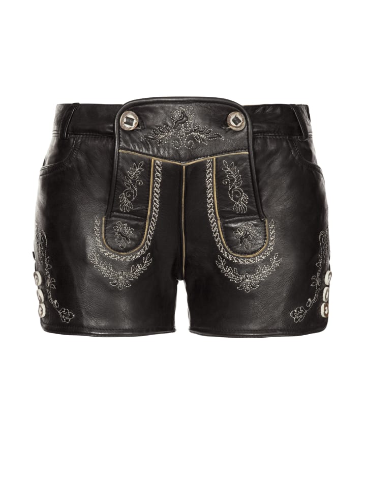 Кожаные брюки Мона из черной наппы Stockerpoint
Кожаные брюки Мона из черной наппы Stockerpoint