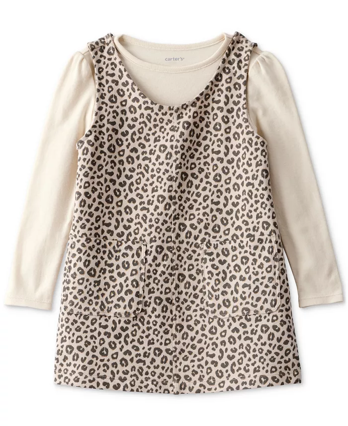 Комплект из 2 предметов: топ с длинными рукавами и платье с леопардовым принтом для девочек Carter's, мультиколор
Комплект из 2 предметов: топ с длинными рукавами и платье с леопардовым принтом для девочек Carter's, мультиколор