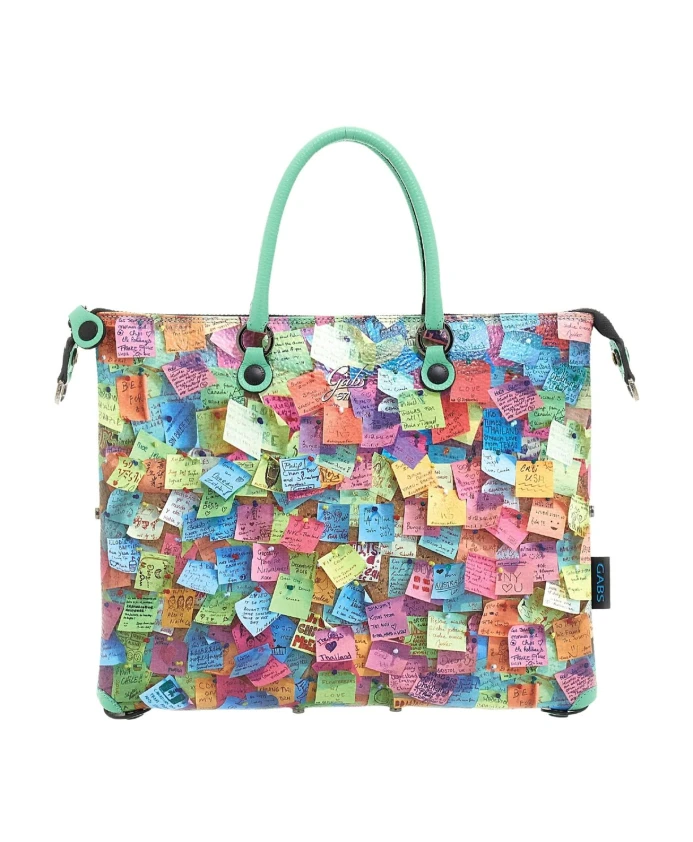 Трансформируемая многоцветная кожаная дорожная сумка Gabs, мультиколор
Трансформируемая многоцветная кожаная дорожная сумка Gabs, мультиколор