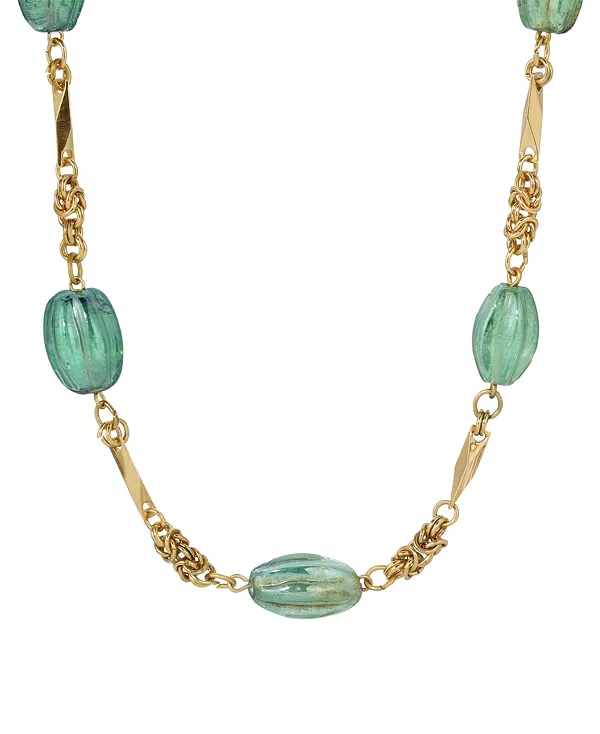 Ожерелье из зеленого стекла 2028, green
Ожерелье из зеленого стекла 2028, green