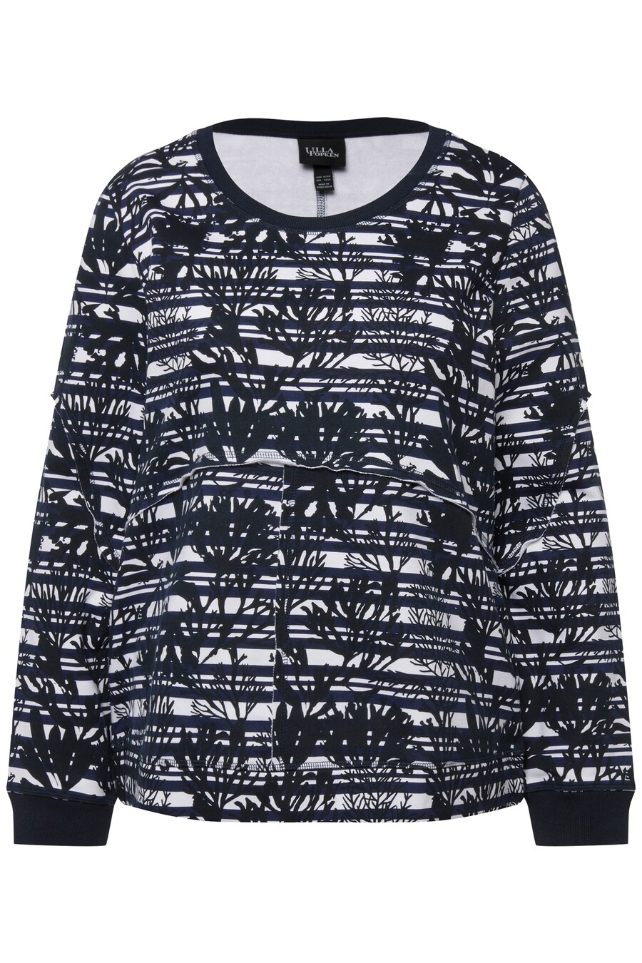 Толстовка Ulla Popken, темно-синий
Толстовка Ulla Popken, темно-синий